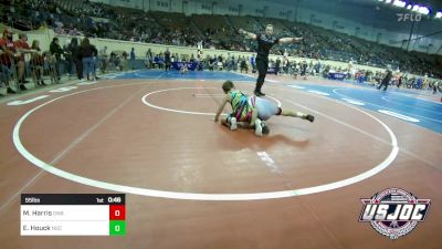 55 lbs Round Of 16 - Maddox Harris, Oklahoma Wrestling Academy vs Easton Houck, Norman Grappling Club