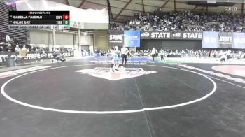 Girls 3A 145 lbs Cons. Round 1 - Isabella Falealii, Federal Way (Girls) vs Khloe Day, Timberline (Girls)