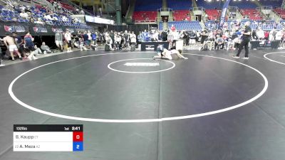 132 lbs Rnd Of 64 - Brady Kaupp, CT vs Adrian Meza, AZ