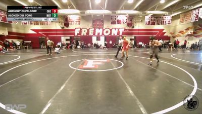 175 lbs Champ. Round 1 - Alonzo Del Toro, Matilda Torres High School vs Anthony Guzeldere, Chico