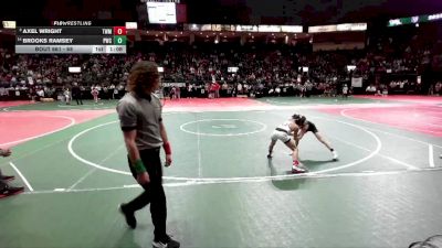 68 lbs Champ. Round 2 - Axel Wright, TWM1 vs Brooks Ramsey, PWCA