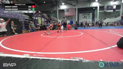 61 lbs Rr Rnd 2 - Wesley Garza, Sperry Wrestling Club vs Kaysen Peters, Collinsville Cardinal Youth Wrestling