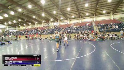 138 lbs Placement (16 Team) - Eric Larwin, Oregon 1 vs Reagan Luttrell, New Mexico 1