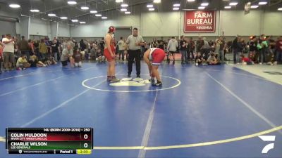 250 lbs Quarterfinal - Charlie Wilson, Lee Generals vs Colin Muldoon, River City Wrestling LLC