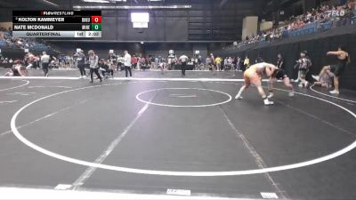 184 lbs Quarterfinal - Nate McDonald, Midland (Neb.) vs Kolton Kammeyer, Doane University