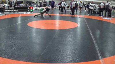 174 lbs 7th Place Match - Gabriel McNally, Unattached vs Zeke Waltz, McKendree