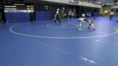 60 lbs Quarterfinal - Quinn Cannici, Oakland vs Wyatt Banker, Ontario