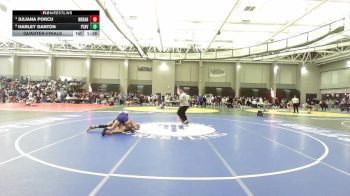 120 lbs Quarterfinal - Juliana Porcu, North Branford* vs Harley Danton, Plainville