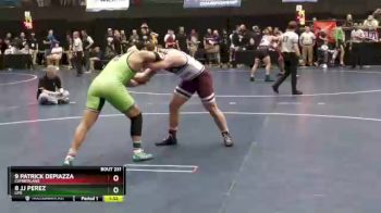 285 lbs Champ. Round 2 - 9 Patrick Depiazza, Cumberland vs 8 JJ Perez, Life
