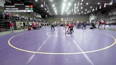 130 lbs Cons. Round 7 - Kylie Dunn, Fort Osage vs Reilly Kastner, Park Hill