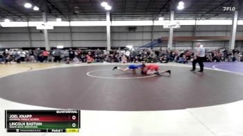 115 lbs Quarterfinal - Lincoln Bastian, Idaho Gold Wrestling vs Joel Knapp, Gooding Middle School