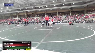61 lbs Quarterfinal - Elijah Mills, Hutchinson vs Jaxton Palmer, Clearwater