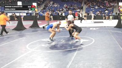 138 lbs Quarterfinal - Mariam Aleksanyan, Salem vs Keira Lynch, Salem, NH
