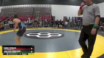 119 lbs Semis & 1st Wrestleback (8 Team) - Vinny Ferrari, Team Revival vs Greyson Debevoise, CP Wrestling Academy