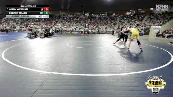 B4A-150 lbs Champ. Round 1 - Cooper Miller, Bridge Creek vs Kolby Wickham, Jay