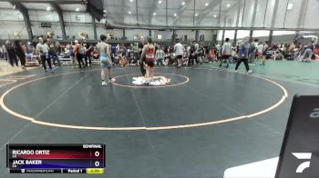 120 lbs Semifinal - Ricardo Ortiz, CA vs Jack Baker, CA
