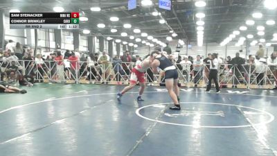 220 lbs Rr Rnd 2 - Sam Steinacker, MICHIGAN MAFIA WC - HSB vs Connor Brinkley, Carolina Mat Mavericks - HSB