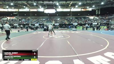 220 lbs Cons. Round 2 - Samuel Shirey, Forest Grove vs Francois Bayoma, Mountain View