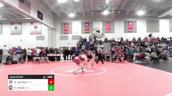 145 lbs Consi Of 8 #1 - Andrew Comeau, Plymouth vs Elvis Myles, Portsmouth