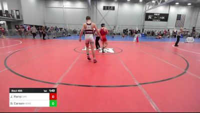 140A lbs Consi Of 4 - John Parisi, Gps Wrestling vs Brody Carson, Monster Garage