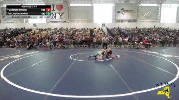 106 lbs Champ. Round 1 - Silas Goodwin, Copenhagen Wrestling Club vs Jayden Rivera, Purple Eagles Wrestling Academy