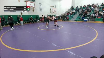 215 lbs Round 3 - Ayrez Torrez, Worland High School vs Micheal Madden, Rawlins