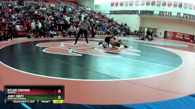 165 lbs Round 1 - Kyler Crooks, Graham vs Joey Oriti, Highland (Medina)