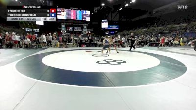 175 lbs Cons. Sub-rd Of 16 - Tyler Ritter, NY vs George Mansfield, UT