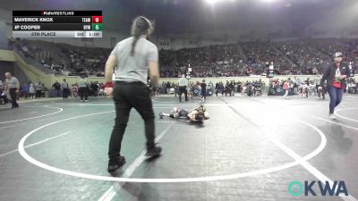 64 lbs Round Of 16 - Aiden Lariscy, Glenpool Warriors vs Landon Martinez, Bartlesville Wrestling Club