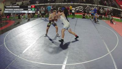 190 lbs Champ. Round 2 - Calvin Harding, Utah vs Snowden Gabrielsen, Oregon