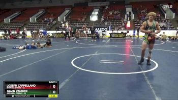 167 lbs Quarterfinals (8 Team) - Joseph Cappellano, BadBass Green vs Gavin Vankirk, Michigan Cobras