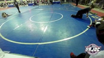 46 lbs Semifinal - Blaiden Alonzo, Cache Wrestling Club vs Louden Mills, Team Tulsa Wrestling Club