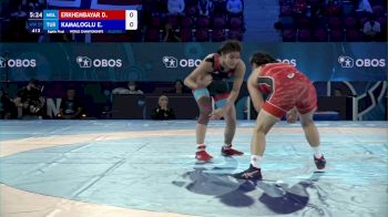 57 kg 1/8 Final - Davaachimeg Erkhembayar, Mongolia vs Elvira Kamaloglu, Turkey