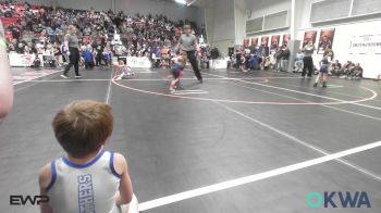 35 lbs Rr Rnd 2 - Asher Gregory, Tulsa Blue T Panthers vs Hadley King, Bartlesville Wrestling Club