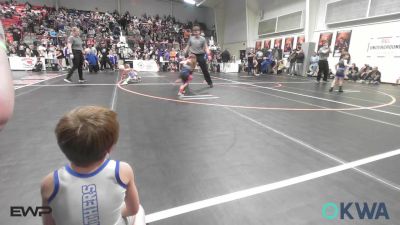 35 lbs Rr Rnd 2 - Asher Gregory, Tulsa Blue T Panthers vs Hadley King, Bartlesville Wrestling Club