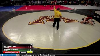 126 lbs Champ. Round 2 - Turner Campbell, Holmen vs Kyler Walters, Shakopee