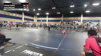 116 lbs Consi Of 8 #2 - Colton Gilbert, Thorobred vs Kash Preciado, Live Training