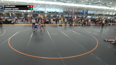 113 lbs Champ. Round 3 - Anthony Alonso, Unattached vs Tyson Mateo, Unattached