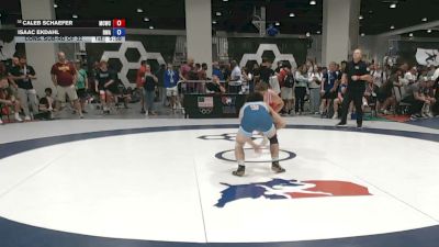 61 kg Cons. Sub-rd Of 32 - Caleb Schaefer, Maurer Coughlin Wrestling Club vs Isaac Ekdahl, Reiver Wrestling Academy