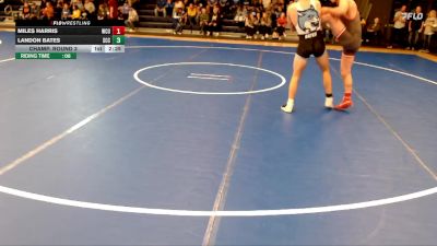 149 lbs Champ. Round 3 - Landon Bates, Southeast Community College vs Miles Harris, Western Colorado University