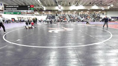 125 lbs Champ. Round 2 - Jackson Eylar, Eastern Oregon University (OR) vs Boden Banta, Providence (Mont.)
