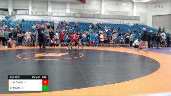 129 lbs Champ. Round 1 - Anthony Taylor, Midwest Extreme vs Raylon Moats, Bremen