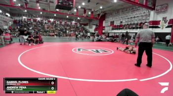 160 lbs Champ. Round 2 - Andrew Pena, Temescal Canyon vs Gabriel Flores, Cathedral City