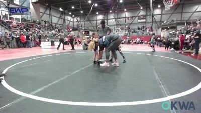 45 lbs Round Of 16 - Rhett Jenkins, Beggs Youth Wrestling Program vs Robert Cole Rainbolt, Pitbull Wrestling Academy