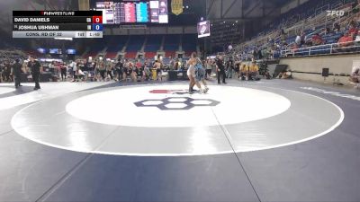157 lbs Cons. Rd Of 32 - David Daniels, CA vs Joshua Ushman, IN