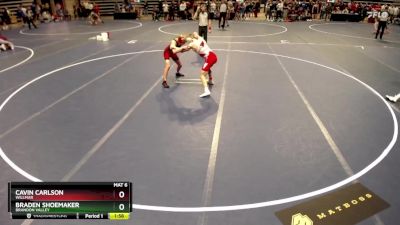 145 Championship Bracket Quarterfinal - Cavin Carlson, Willmar vs Braden Shoemaker, Brandon Valley