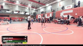 157 lbs Cons. Round 2 - Keegan Hirata, Fife vs Robert Wade, Chiawana