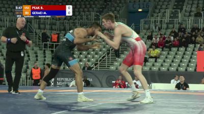 72 kg Qualif - Benji Peak, USA vs Mohammadreza Geraei, IRI