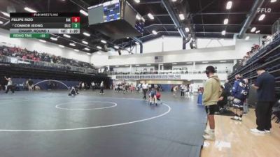 125 lbs Champ. Round 1 - Connor Jeong, Santa Rosa Junior College vs Felipe Rizo, Bakersfield