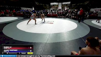 145 lbs Round 4 (16 Team) - Ruben Le, SCVWA vs Kaden Martinez, SAWA